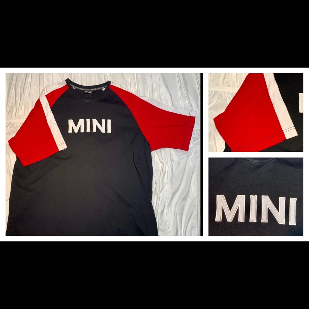 Mini Cooper MINI embroidered short sleeve shirt XL